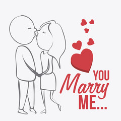 Wedding card design.