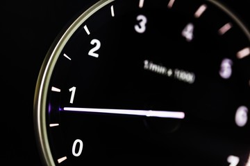 Car, speedo, rev.