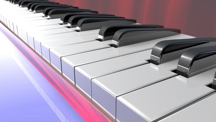 Piano keys