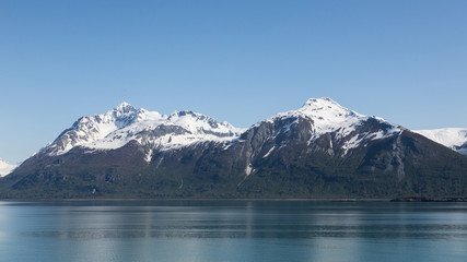 Fototapeta na wymiar The Mountains of Glacier Bay