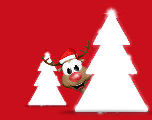 Christmas Tree Reindeer