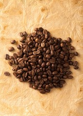 Background, bag, beans.