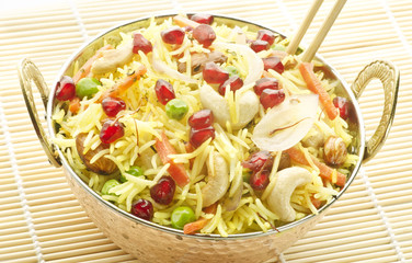 Yummy rice with nuts