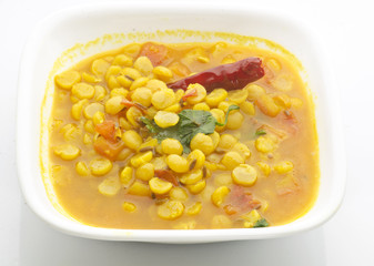 Channa dal/mator dal/chickpeas curry