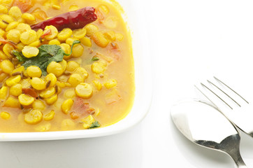 Channa dal/mator dal/chickpeas curry