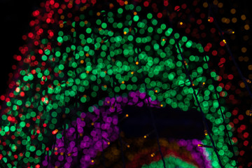 abstract Bokeh lights background