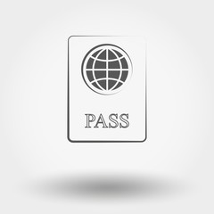Passport icon.