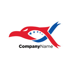 America USA logo icon vector