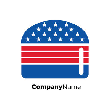 America USA logo icon vector