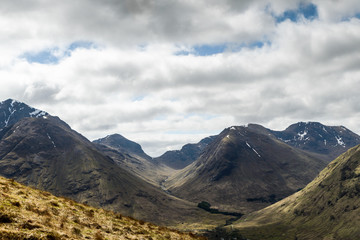 Berge von Glen Coe