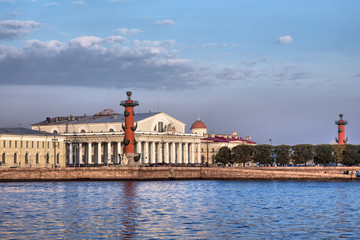 Spit of Vasilevsky Island, St. Petersburg, Russia