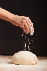 Fototapeta premium Bread, Making, Flour.