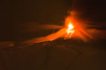 Foto auf Acrylglas Antireflex Vulcano Etna © beppulos