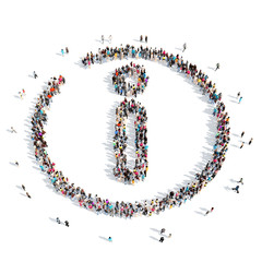 people in the shape of letters i.