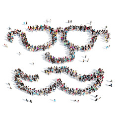 people in the shape of a man.