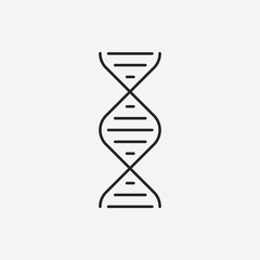 DNA line icon