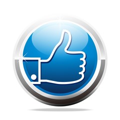 Logo Thumb Up, i Like Icon Logo Design
