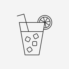 drink line icon