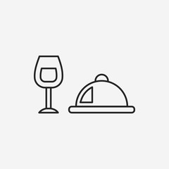 meal line icon