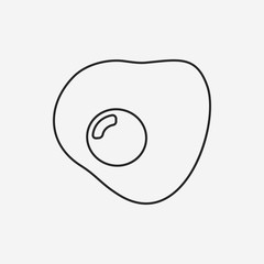 egg line icon