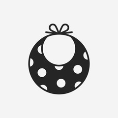 Baby bib icon