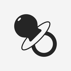 Baby pacifiers icon