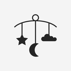baby hanging icon