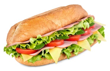 Sandwich, bread, sub.