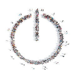 people in the shape of  sign on.