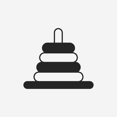 baby toy bricks icon