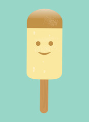 ice lolly, popsicle, vector illustration