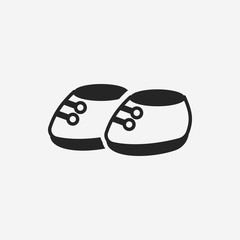 baby shoes icon