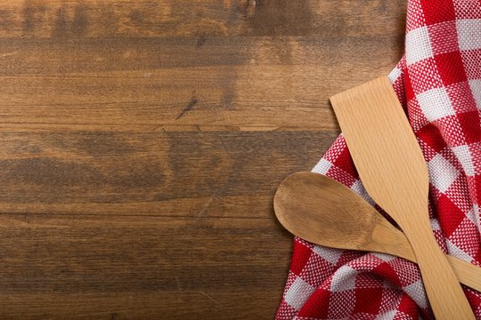 Cloth, food, rustic.