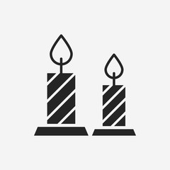 halloween candle icon