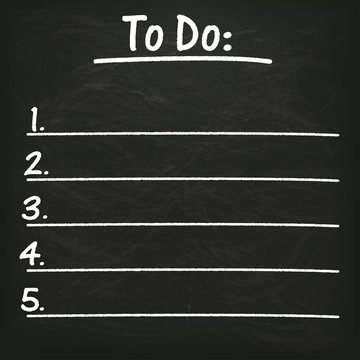 Blackboard To Do List