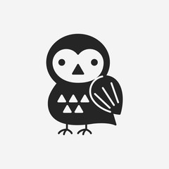 halloween bird icon