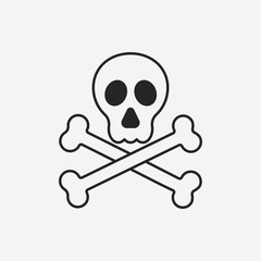 halloween skull icon