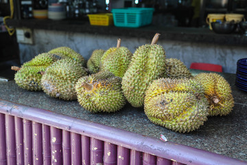 Jackfrucht auf Markt in Thailand
