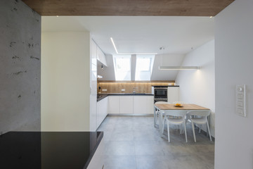 Fototapeta na wymiar Contemporary kitchen interior