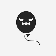 Halloween balloon icon