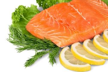 Salmon, Seafood, Fillet.