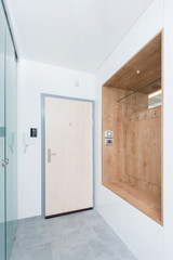 Hallway interior of contemporary apartment