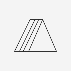 Sandwich line icon