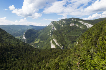 Fototapeta na wymiar Panorama del Vercors