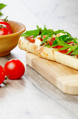 Caprese sandwich