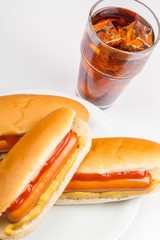 Hot Dog, Sausage, Grilled.