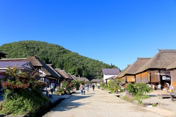 大内宿の秋