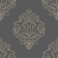 Damask Seamless Vector Pattern