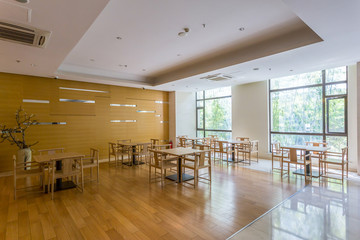 Luxury cafe interior and furniture