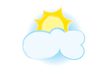 Sole e nuvole